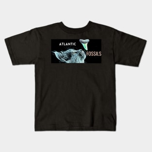 Cat and Atlantic Fossils Shark Tooth Kids T-Shirt